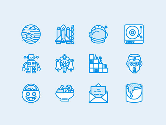 200 枚航天运动生活 图标