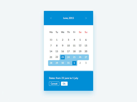 日期组件 Date Picker
