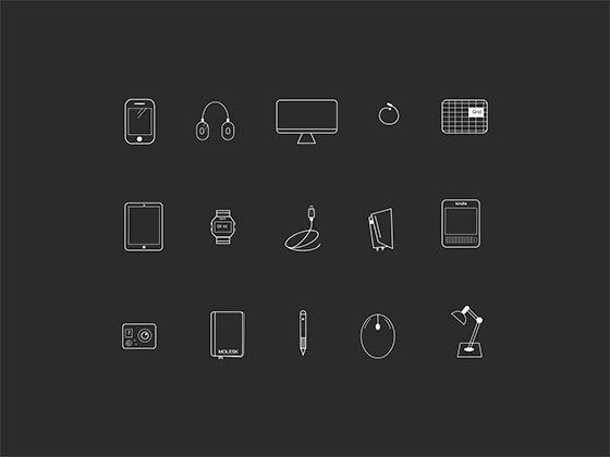 电子产品图标集 Digital Stuff Icon Set