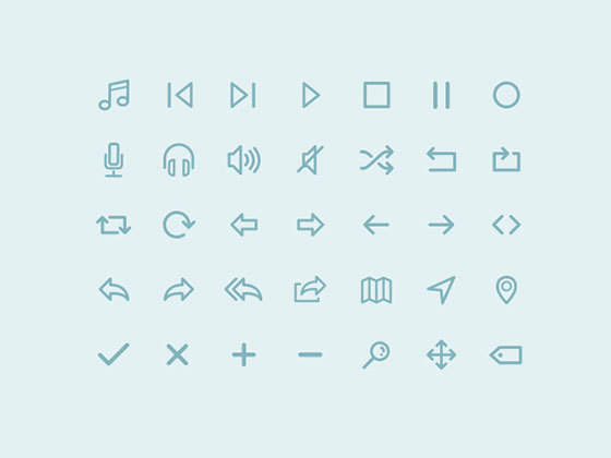 线条图标集 Dripicons