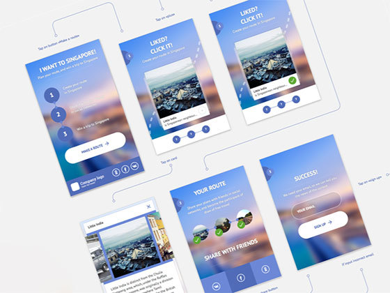我想去新加坡 UI
