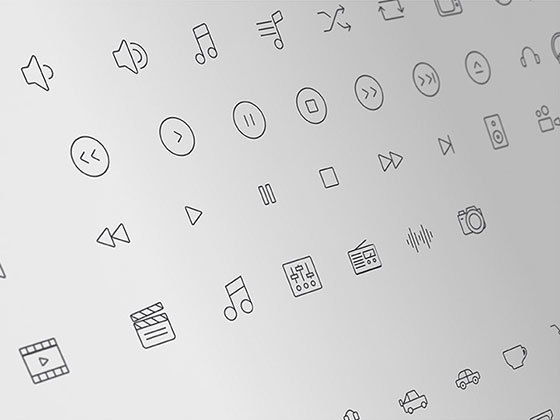 线条图标 Lineikons