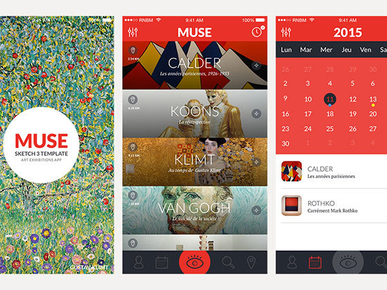 音乐 Muse iOS App UI