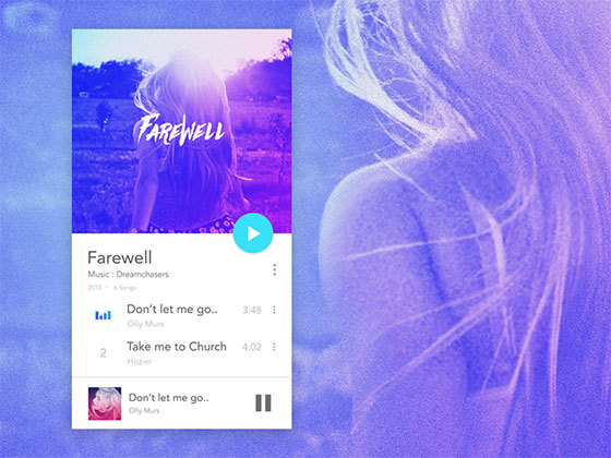 音乐页面 Music Player