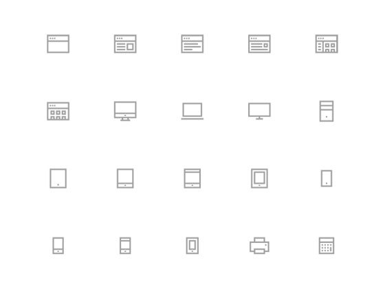 75 枚网页办公文件图标集合 Pixelvicon Icon Set