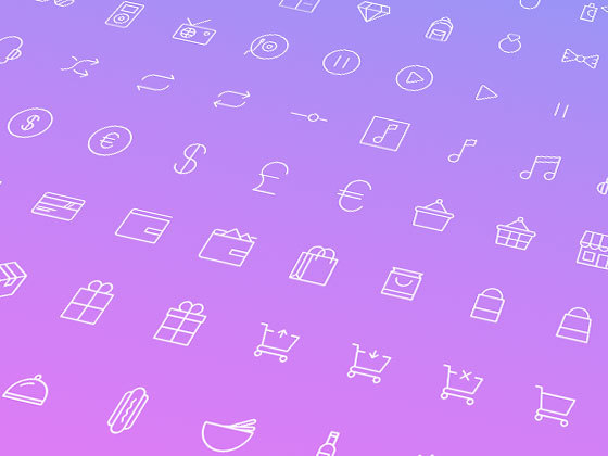 100+ 简洁线性图标