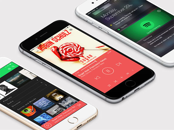 音乐播放设计 Spotify Redesign