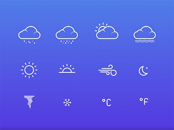 天气图标 Weather Icons