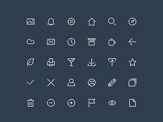 免费线条图标 Freeline Icons