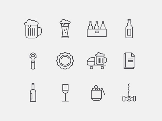 酒吧图标 Bar Icons