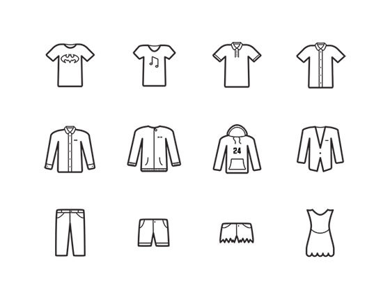 衣服图标 Clothes Icons