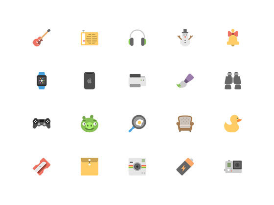 生活图标 Flat Life Icons