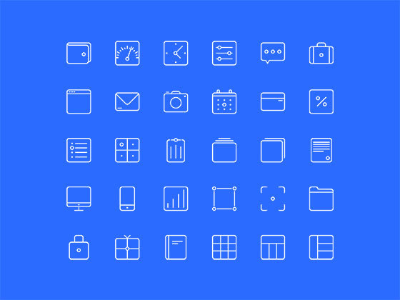 迷你符号图标 Mini Glyph Icons