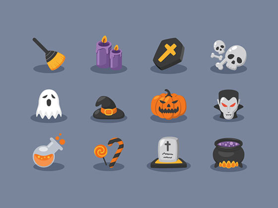 万圣节图标 Halloween Icons