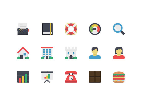 彩色图标 Flatilicious