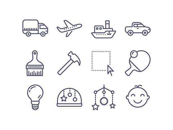迷你图标 Unigrid Mini Icons