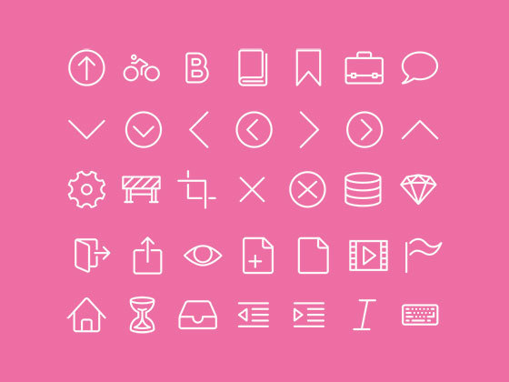 线性图标 Linear icons