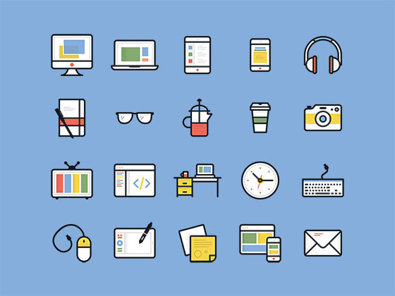 漫画多彩图标 Dashel Icon Set