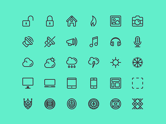 办公常用线条 Situ Icon Set