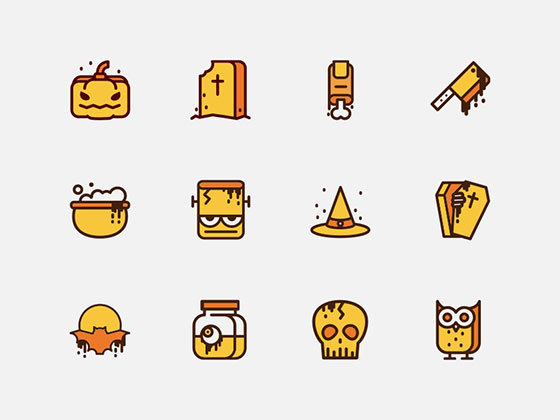 万圣节图标 Halloween Icon Pack