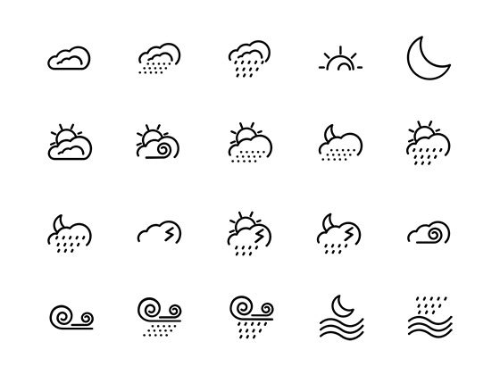 天气图标 Weather Icon Pack