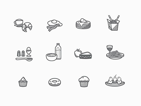 食物图标 Foody Icons