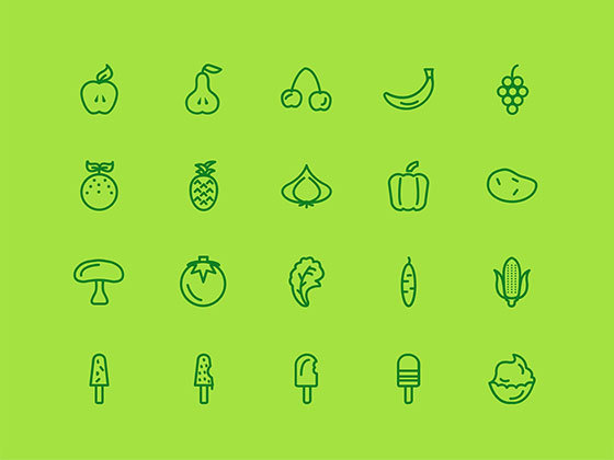 饮料食物图标 Drink & Food Icons