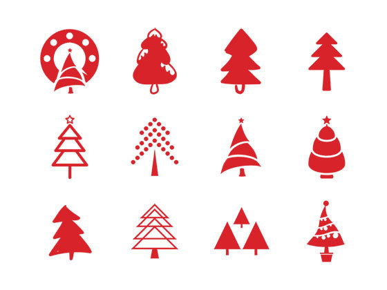 圣诞树图标 Christmas Tree Icons