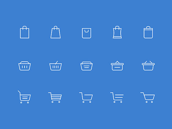 购物车图标 Shopping Cart Icons
