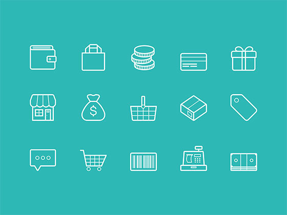 电子商务图标 Ecommerce Icons