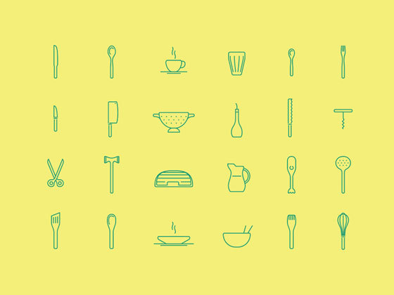 厨房图标 Kitchen Icons