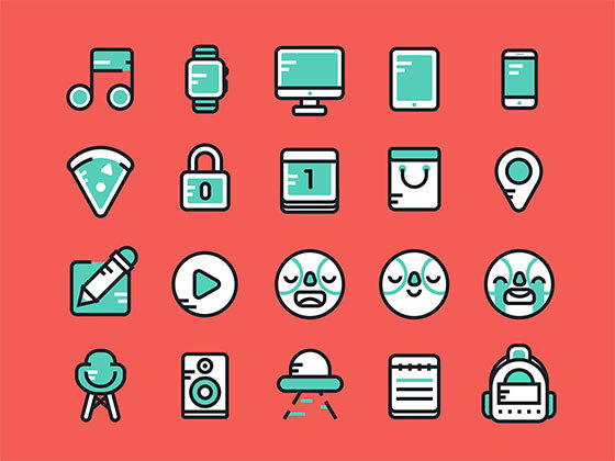 双色图标 Twoo Icons
