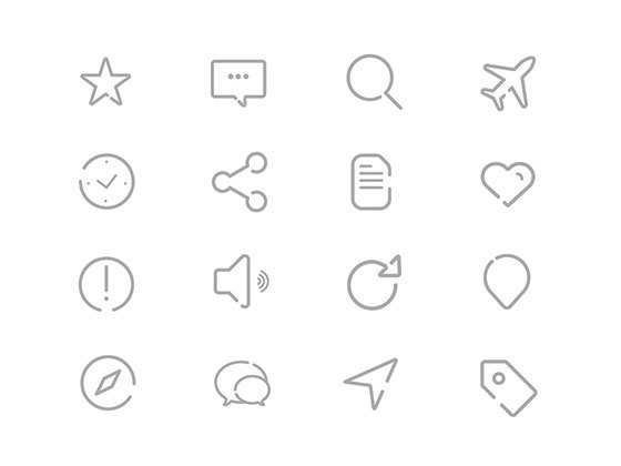 常用图标 Gap Icons