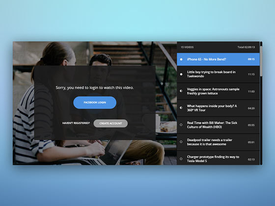 视频播放设计 Video Playlist