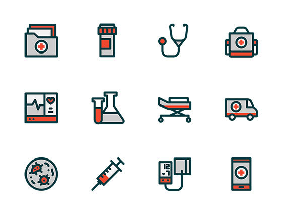 15 枚医疗类图标