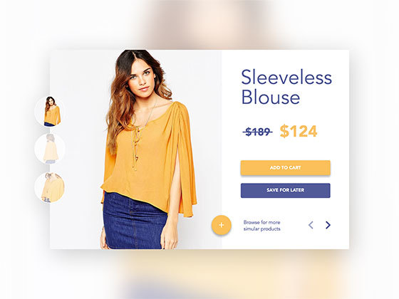 购物卡片 Shopping Card