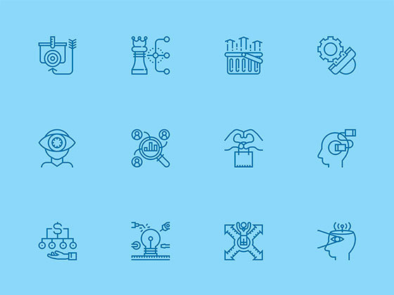 30 枚消费者行为图标