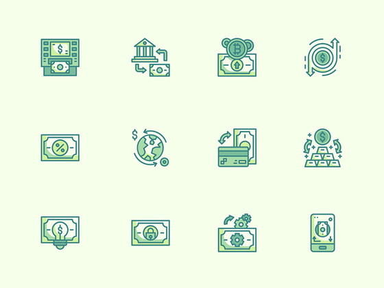 30 枚货币兑换元素图标