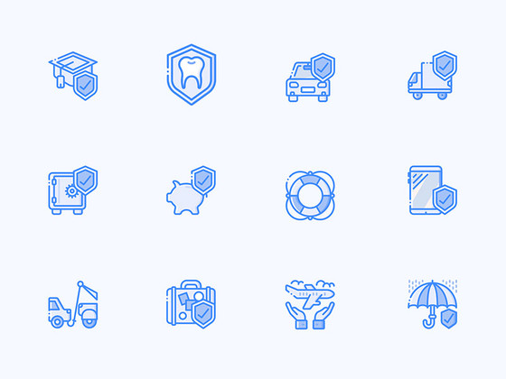 50 枚保险元素图标