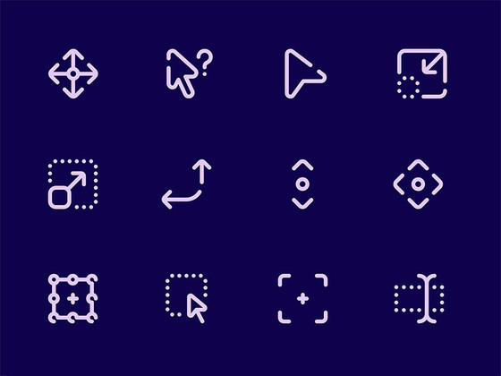 50 枚选择与光标图标