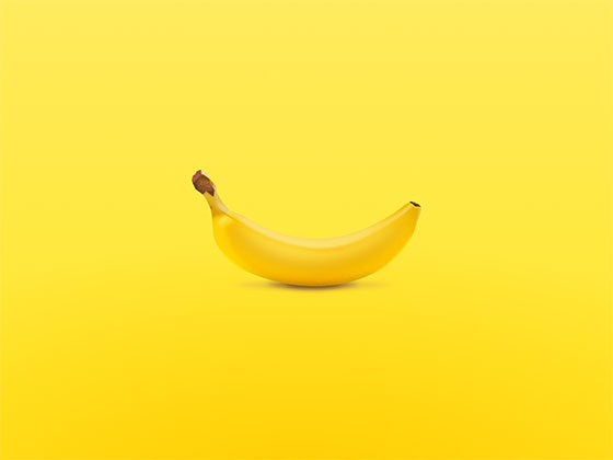 香蕉实物 A Banana