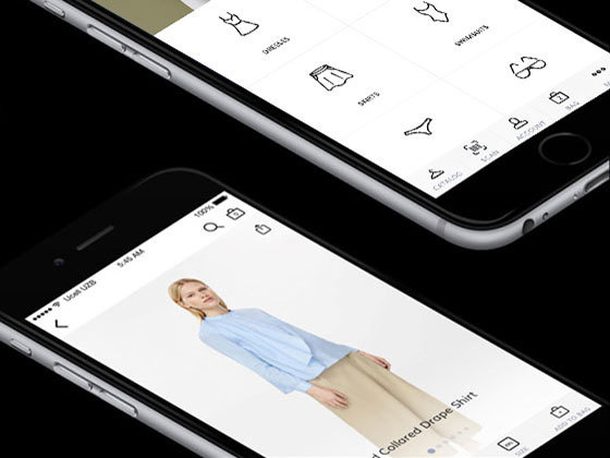 Ally 服饰电商应用界面