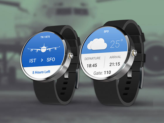 Android 手表设备界面