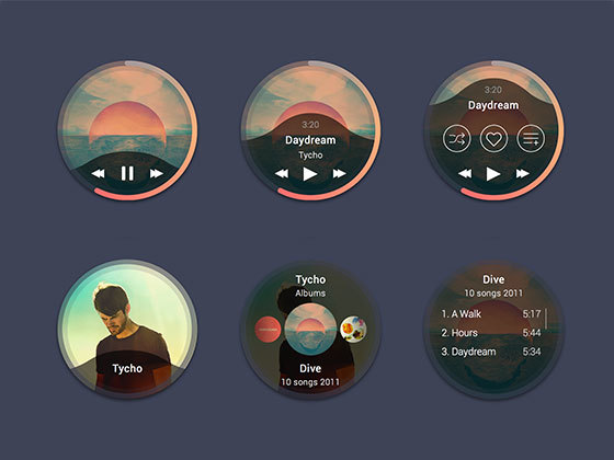 Android Wear 音乐播放器应用