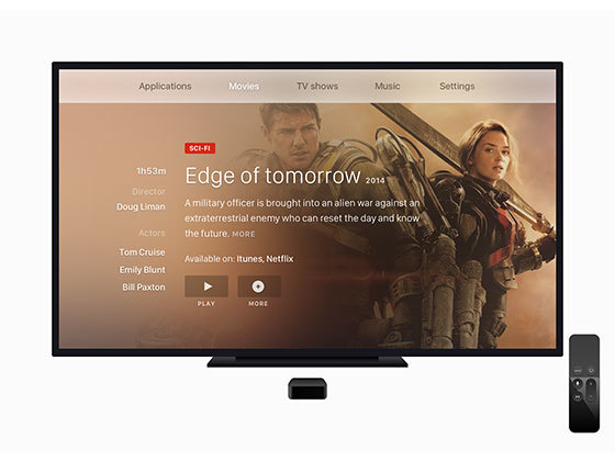 Apple TV和遥控器 Apple TV and Remote