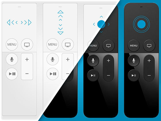 AppleTV 遥控器交互线框