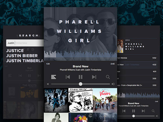 音乐播放器 Audio Player UI