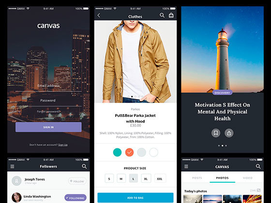 Canvas 社交界面套件