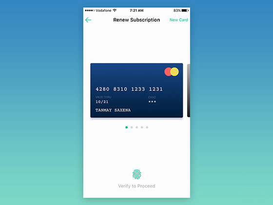 信用卡结账用户界面 Credit Card Checkout UI