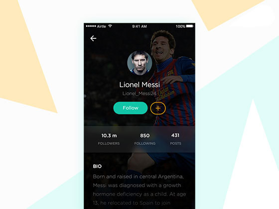 暗黑个人资料页